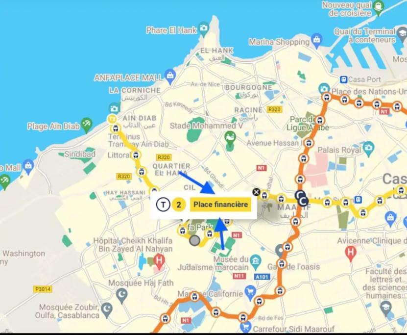Sojori Cfc, Fibre, Parking, Qualite Premium Apartment Casablanca Exterior foto